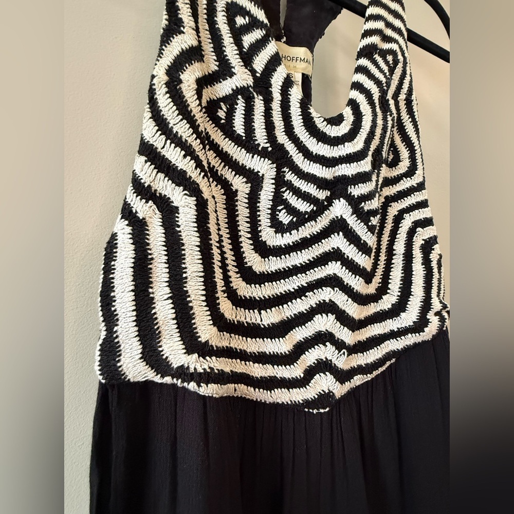 Mara Hoffman Black White Geometric Jumpsuit Swim Coverup XS - Picture 10 of 14